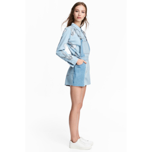 Напівкомбінезон джинсовий H&amp;M 4989906RP12 36 Блакитний (PS2030000034918) ТОП в Кривому Розі