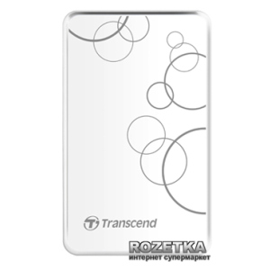 Жорсткий диск Transcend StoreJet 25A3 1TB TS1TSJ25A3W 2.5 USB 3.0 External White краща модель в Кривому Розі