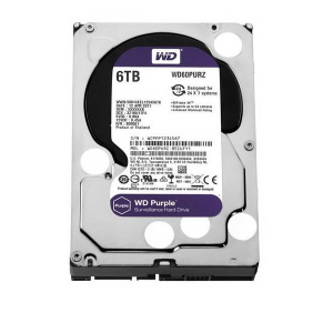 HDD SATA 6.0TB WD Purple 5400rpm 64MB (WD60PURZ)