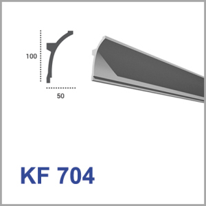 Карниз для прихованого освітлення Tesori KF 704 200см краща модель в Кривому Розі