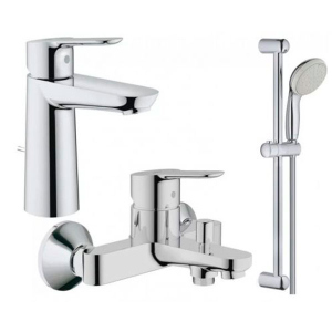 Набір змішувачів для ванни Grohe BauEdge M 3в1 123367M (23758000+32820000+27598001) краща модель в Кривому Розі