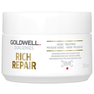 Маска Goldwell Dualsenses Rich Repair 60 секунд для восстановления сухих и поврежденных волос 200 мл (4021609061397) (206139) надежный