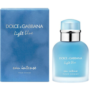 Парфюмированная вода для мужчин Dolce&Gabbana Light Blue Eau Intense Pour Homme 100 мл (3423473032878) в Кривом Роге