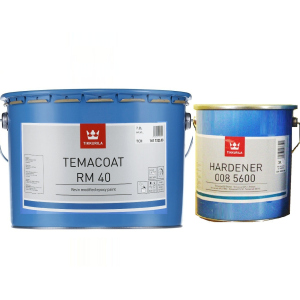 Эмаль эпоксидная TIKKURILA TEMACOAT RM40 химстойкая, TСH-транспарентный, 7.2 + 2л