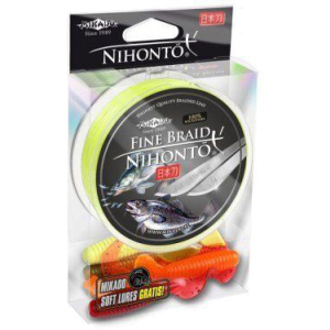 Шнур Mikado Nihonto Fine Braid 150 м 0.12 мм 8.80 кг Fluo (Z19F-012) краща модель в Кривому Розі