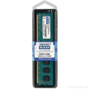 Модуль памяти для компьютера DDR3 4GB 1600 MHz GOODRAM (GR1600D364L11S/4G) надежный