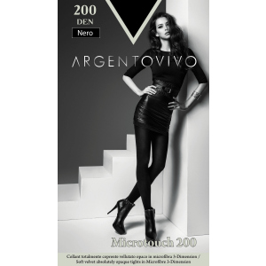 Колготки Argentovivo Microtouch 200 Den 3 р. Nero (8051403079096) ТОП в Кривому Розі