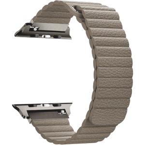 Ремінець Promate Lavish-42 для Apple Watch 42-44 мм 1/2/3/4/5/6/SE Beige (lavish-42.beige) краща модель в Кривому Розі