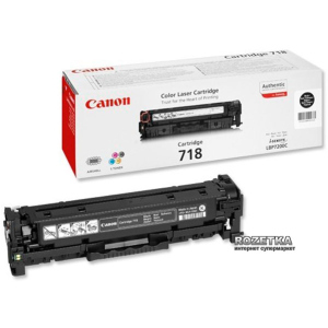 Картридж Canon 718 Bk (2662B002) надежный