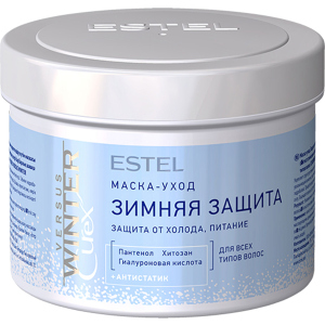 хороша модель Маска-догляд для волосся Estel Professional Curex Versus Winter захист та живлення з антистатичним ефектом 500 мл CUW500/M1 (4606453063836)