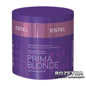 Срібляста маска Estel Professional Prima Blonde для холодних відтінків блонд 300 мл PB.7 (4606453034249) краща модель в Кривому Розі