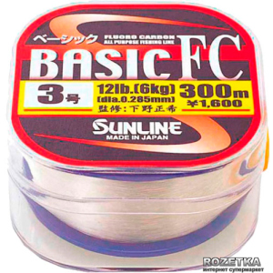 Лісочка Sunline Basic FC 300 м #3/0.285 мм 6 кг (16580098)