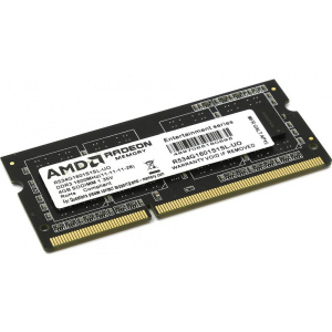 Оперативная память AMD SODIMM DDR3L-1600 4096MB PC3-12800 R5 Entertainment Series (R534G1601S1SL-U) лучшая модель в Кривом Роге