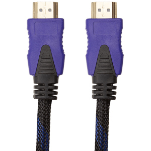 Кабель PowerPlant HDMI - HDMI 25 м, позолочені конектори, v1.4, Nylon Double ferrites (KD00AS1208) ТОП в Кривому Розі