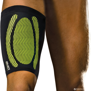 Бандаж стегна Select Compression Thigh Support 6350 XL Чорно-зелений (5703543120468) краща модель в Кривому Розі