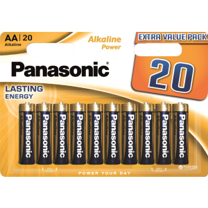 Батарейки Panasonic Alkaline Power лужні AA блістер, 20 шт (LR6REB/20BW) ТОП в Кривому Розі
