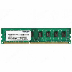 Модуль пам'яті для комп'ютера DDR3 4GB 1600 МГц Patriot (PSD34G16002)