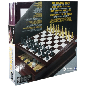 Набір у дерев'яній коробці Spin Master Games 10 класичних ігор (SM98376/6033153)