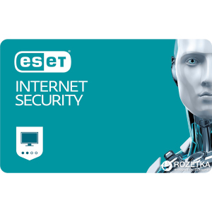 Антивірус ESET Internet Security (2 ПК) ліцензія на 1 рік Базова (електронний ключ в конверті) в Кривом Роге