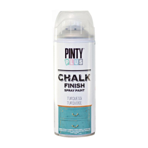 Краска-аэрозоль на водной основе PINTYPLUS Chalk-finish 400мл бирюза светлая (8429576231403) в Кривом Роге