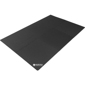 Килимок для тренувань ProSource Exercise Puzzle Mat 12.7 мм Black (PS-2301-pzzl-black)