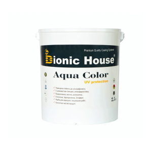 Краска для дерева Bionic-House Aqua Color UV-protect 2,5л Безцветный лучшая модель в Кривом Роге