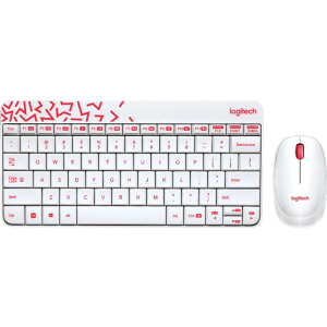 Комплект бездротової Logitech MK240 Nano White RUS (920-008212) в Кривому Розі