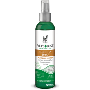 Спрей VET`S BEST Flea & Tick Spray от блох, клещей и москитов для собак 236 мл (vb10346) лучшая модель в Кривом Роге