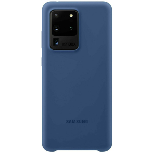 Панель Samsung Silicone Cover Samsung Galaxy S20 Ultra Navy Blue (EF-PG988TNEGRU) ТОП в Кривому Розі