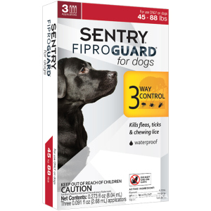 купить Капли FiproGuard от блох, клещей и вшей для собак весом 20-40 кг 3 пипетки (8.04 мл) (73091029526)