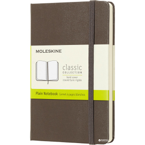 Нотатник Moleskine Classic 9 х 14 см 192 сторінки без линівки Коричневий (8058341715291) краща модель в Кривому Розі