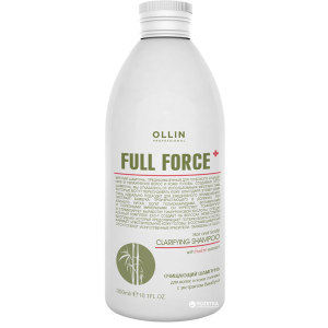 Очищающий шампунь для волос и кожи головы Ollin Professional Ollin Full Force с экстрактом бамбука 300 мл (4620753725614) ТОП в Кривом Роге