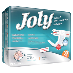 Підгузки для дорослих Joly 3 Large 30 шт (8690536804030) рейтинг