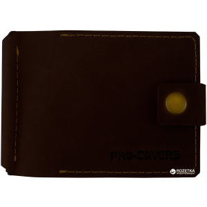 Затискач для грошей Pro-Covers PC03980035 Темно-коричневий (2503980035003) ТОП в Кривому Розі