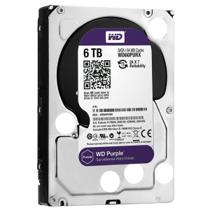 Жорсткий диск WD 3.5 " SATA 3.0 6TB 5400 64MB Purple Surveillance