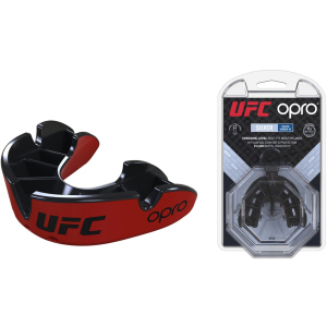 Капа OPRO Junior Silver UFC Hologram Red/Black (002265001) в Кривом Роге