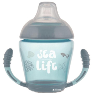 Кружка Canpol babies непроливайка с мягким силиконовым носиком Sea Life серая 230 мл (56/501_grey) в Кривом Роге