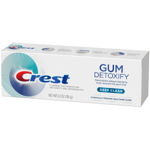 Очищувальна зубна паста Crest Gum Detoxify Deep Clean 116 г (37000754213) краща модель в Кривому Розі