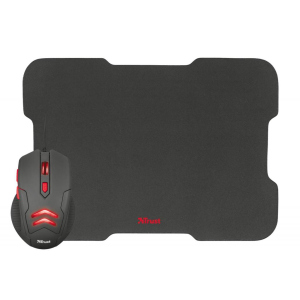 Мишка Trust Ziva Gaming mouse with Mouse pad (21963) краща модель в Кривому Розі