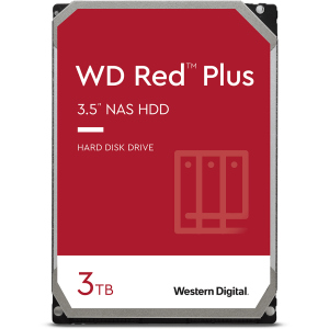 Жорсткий диск Western Digital Red Plus 3TB 5400rpm 128MB WD30EFZX 3.5 SATA III