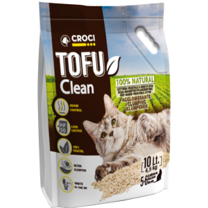 Наповнювач для котячого туалету Croci Тофу Clean 10 л (8023222138124) ТОП в Кривому Розі