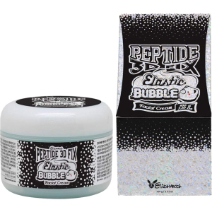 Омолаживающий пузырьковый крем для лица Elizavecca Peptide 3d Fix Elastic Bubble Facial Cream 100 г (8809624500062) в Кривом Роге