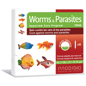 Средство против ленточных, жаберных червей и других паразитов у рыб Prodibio Worms & Parasites Fresh 6 ампул (3594200006216)