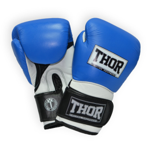 Перчатки боксерские Thor Pro King (PU) 14 унций Blue/White/Black (8041/03(PU) B/Wh/Bl 14 oz.) в Кривом Роге