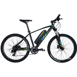 Електровелосипед TRINX E-Bike X1E 17 Matt-Black-Green-Blue (X1EMBGB) в Кривому Розі