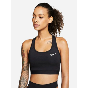 Спортивний топ Nike Swoosh Band Bra Non Pad BV3900-010 M Чорний (193655466694) краща модель в Кривому Розі