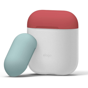 Чохол Elago Duo Case для AirPods Blue/Italian Rose/Coral Blue (EAPDO-LUBL-IROCBL) ТОП в Кривому Розі