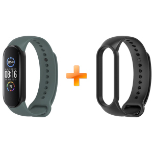 Xiaomi Mi Band 5 MiJobs Dual Color Crow Green/Black (MJ5-DSS019CGB) ТОП в Кривому Розі