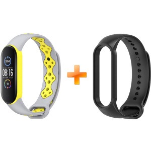 Xiaomi Mi Band 5 MiJobs Sport Grey/Yellow (MJ5-SP012GY) краща модель в Кривому Розі