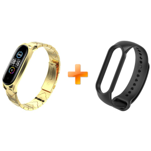 Xiaomi Mi Band 5 MiJobs Metal V-shape Gold (MJ5-VMS005G) ТОП в Кривому Розі